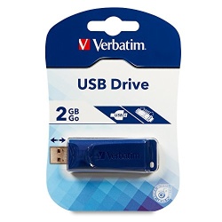 2GB Verbatim USB2.0 Flash Drive - Blue