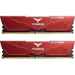 32GB Team Group T-Force Vulcan DDR5 5600MHz Dual Channel Kit (2x16GB) - Red