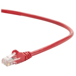 Belkin Cat5e 14ft Networking Patch Cable - Red