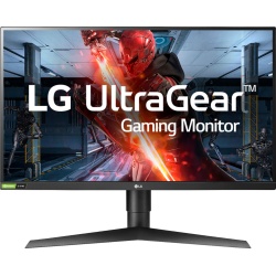 LG 27 Inch UltraGear Nano IPS Gaming Computer Monitor - Black