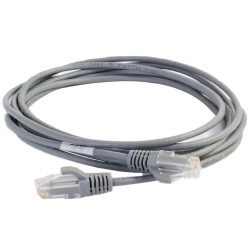 1.5FT C2G RJ-45 Male To RJ-45 Male Cat6 Snagless Unshielded Ethernet Patch Cable - Gray  