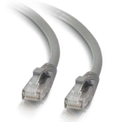 6IN C2G RJ-45 Male To RJ-45 Male Cat5e Snagless Unshielded Network Patch Cable - Gray 