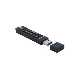 128GB Apricorn Aegis Secure Key 3z USB3.1 Flash Drive - Black