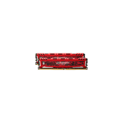 16GB Crucial Ballistix Sport LT DDR4 PC4-19200 2400MHz 1.2V CL16 Dual Memory Kit (2 x 8GB) - Red
