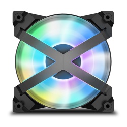 DeepCool MF120 GT 120MM ARGB Controller Computer Case Fan - Black, White, 3 Pack