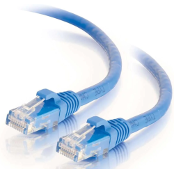 15FT C2G Cat6  RJ-45 Male to RJ-45 Male Snagless Unshielded Molded Ethernet Network Patch Cable - Blue  