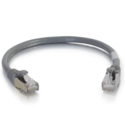 4FT C2G RJ-45 Male To RJ-45 Male Cat6 Snagless Shielded Ethernet Network Patch Cable - Gray 