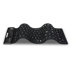 Adesso SlimTouch Antimicrobial Waterproof USB QWERTY Keyboard - English Layout