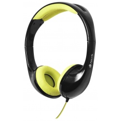NGS Speedy - Foldable Stereo Headphones with Built-in Microphone - Yellow