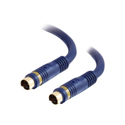 C2G 12ft Velocity S-Video Cable - Blue