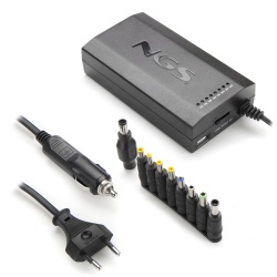 NGS 90W Universal Wall/Car Laptop Charger  CW-100 Evolution