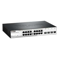D-Link 20-Port L2 Managed Ethernet Switch (10/100/1000) - Black