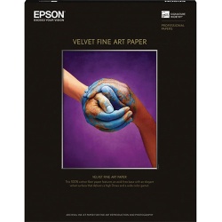Epson Velvet 8.5x11 Fine Art Photo Paper - 20 Sheets
