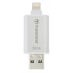 32GB Transcend JetDrive Go 300S - OTG Flash Drive for iOS Devices (iPad, iPhone & iPod) - Silver
