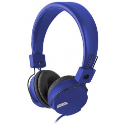 NGS Blue Groove - Foldable DJ Headphones with Built-in Microphone