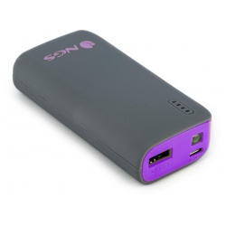 NGS PowerPump 4000mAh Power Bank Output 1x 5V/1A - Grape