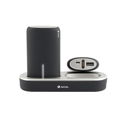 NGS Twinpeaks Pack of 2x Powerbanks with Charging Station