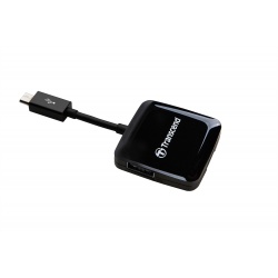 Transcend OTG USB Card Reader and USB Adapter (SDHC/SDXC/microSDHC/microSDXC) RDP9