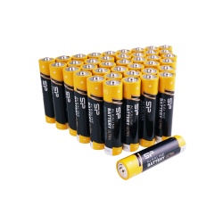 Silicon Power 40-Pack AA Alkaline Ultra Batteries - 1.5V, 2850mAh, LR6
