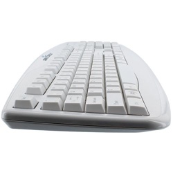 Seal Shield Silver Storm Washable Medical Grade USB Keyboard - White