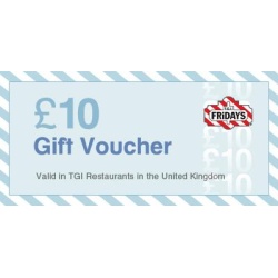 TGI Friday's GBP 10 Gift Card (valid UK only)