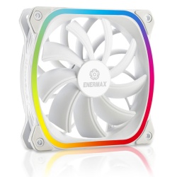 Enermax SquA RGB 120MM Computer Case Fan - White