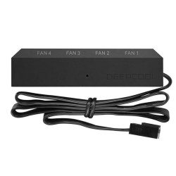 DeepCool 4 Port Fan Hub - Black