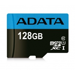 128GB AData Turbo microSDXC UHS-1 CL10 Memory Card w/SD adapter 85MB/sec