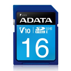 16GB A-Data Premier SDHC CL10 UHS-1 Memory Card