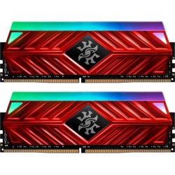 16GB AData Spectrix D41 RGB DDR4 3200MHz PC4-25600 CL16-20-20 Dual Channel Kit (2x8GB) - Red