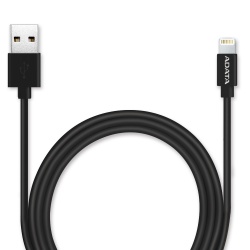 AData 100cm Lightning USB Cable for Apple iPhone / iPad - Black
