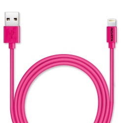 AData 100cm Lightning USB Cable for Apple iPhone / iPad - Pink