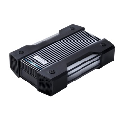 4TB AData HD830 Extreme Durable USB3.1 Portable Hard Drive - Aluminum/Silicone - Black