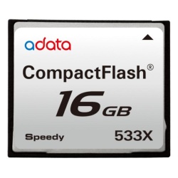 16GB A-Data 533X CompactFlash Speedy Series memory card