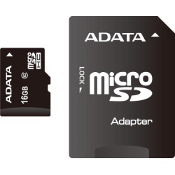 16GB A-Data Turbo microSDHC CL10 Memory Card w/SD adapter