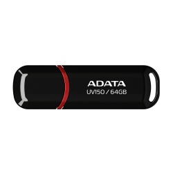 64GB AData UV150 USB3.2 Flash Drive - Black/Red