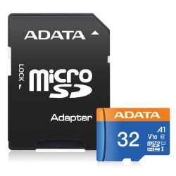 32GB AData Premier microSDXC A1 UHS-1 CL10 Memory Card w/SD adapter 100MB/sec