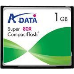 1GB A-Data 80x Super CompactFlash Memory Card