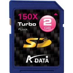 2GB A-Data 150x Secure Digital Turbo Series memory card
