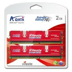 2GB A-Data DDR2-667 PC2-5400 (3-4-4-11) Vitesta Dual Channel kit