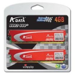 4GB A-Data DDR2-800 PC2-6400 (5-5-5-12) Vitesta Extreme Dual Channel kit