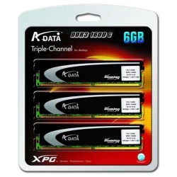 6GB A-Data DDR3 1600G PC3-12800 (9-9-9-24) Gaming Series Triple Channel memory kit