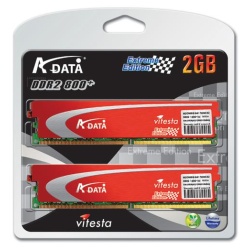 2Gb A-Data DDR2-800 PC2-6400 Vitesta CL4 Dual Channel kit