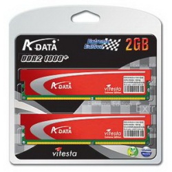 2Gb A-Data DDR2-1000 PC2-8000 Vitesta Dual Channel kit