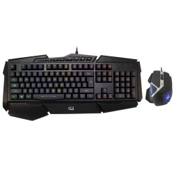 Adesso Easy Touch 136CB Wired RGB Optical Mouse and Keyboard Combo - US English Layout