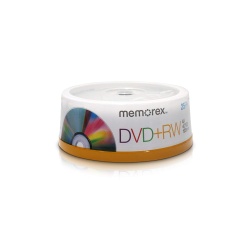 Memorex 4.7GB DVD-R 25-Pack Spindle - Cool Colors