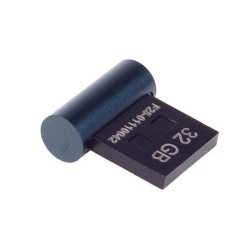 32GB Apotop Apple Addicted AP-U2 Ultra-Small USB2.0 Flash Drive Charcoal Grey