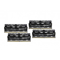 16GB Avexir Blitz1.1 DDR4 3000MHz PC4-24000 CL16 Quad Channel Kit (4x4GB) White/Black Heatsink + LED