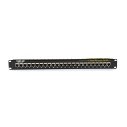 Black Box Cat6 24-Port Feed-Through Shielded Patch Panel 