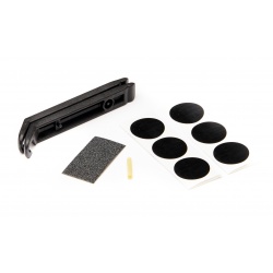 Bike Hand Bike Tire Patch Repair Kit (6x Round Patches + 2x Tire Levers)